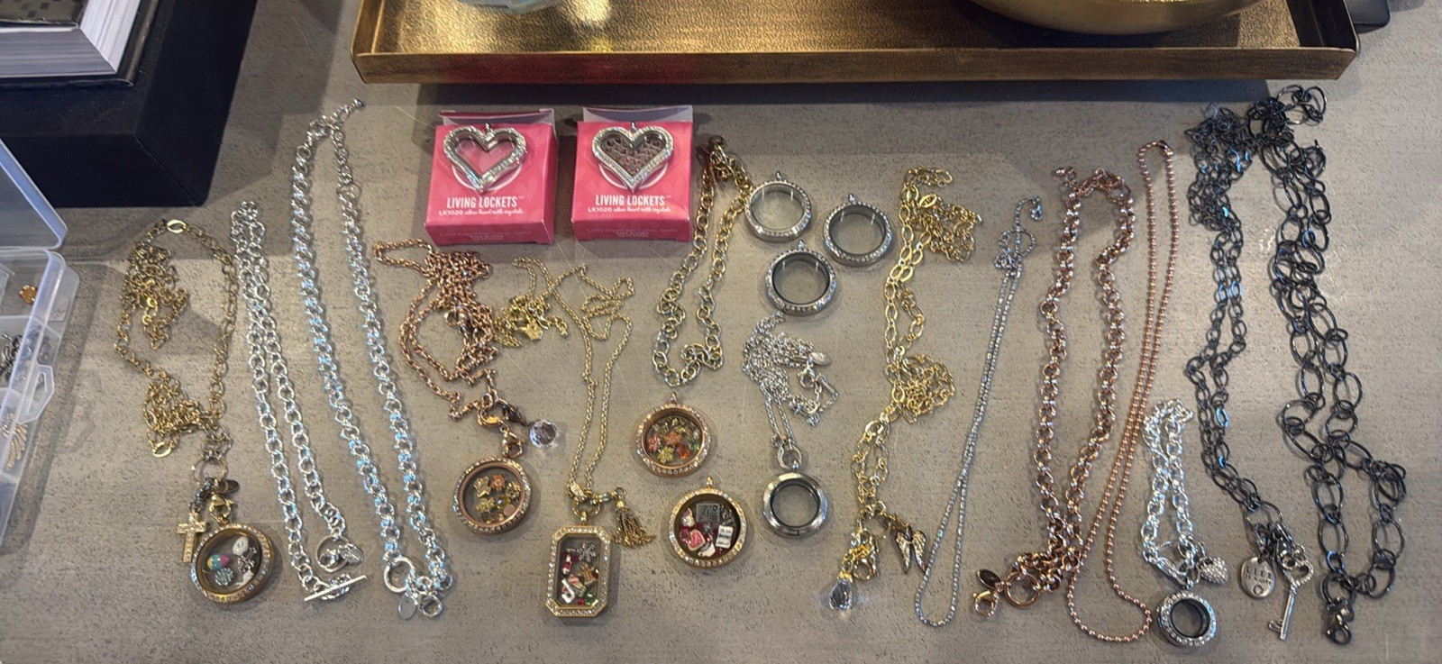 Huge Origami Owl Collection — Lockets, Chains, Charms & Dangles — 100+ Pieces