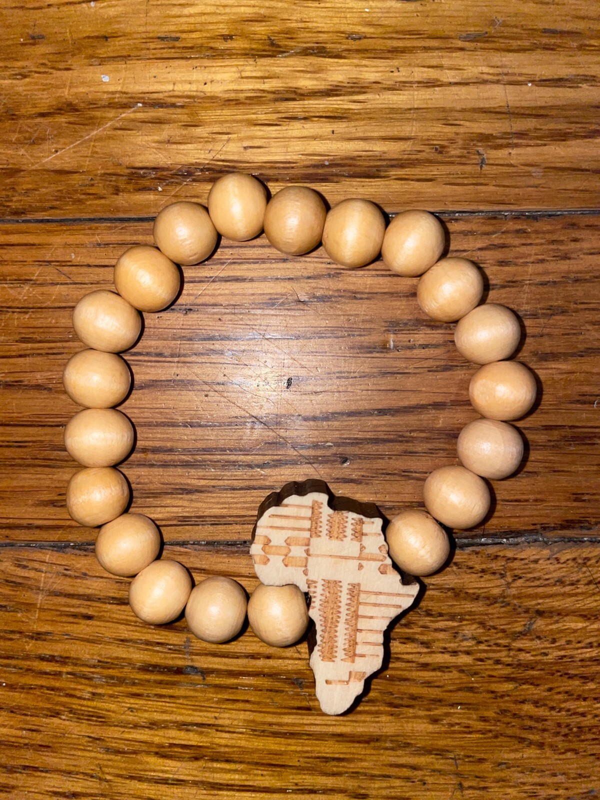 New Lot of 34 Wood Bead Africa Stretch Bracelets African – Less than $3 Each