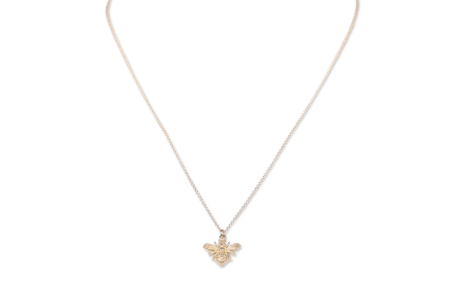 Dogeared 302141 Women’s ‘Honey Bee’ Pendant Necklace – Gold