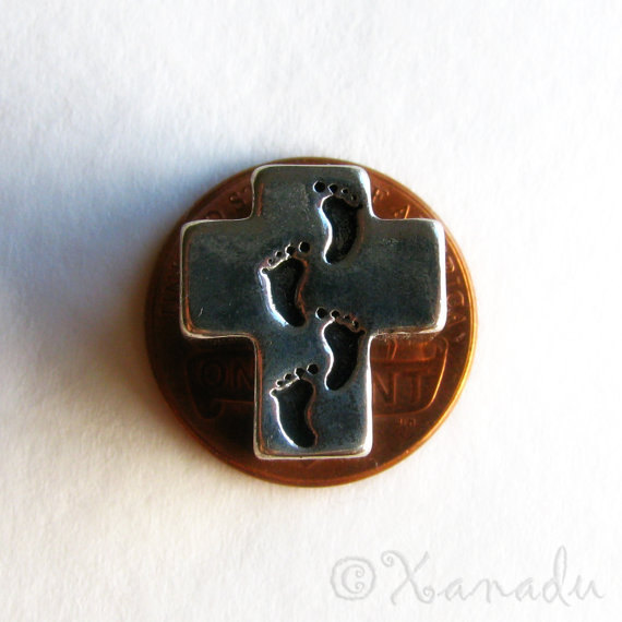 Walking The Path Of God Cross Charm And Crystal Birthstone European Style Beads