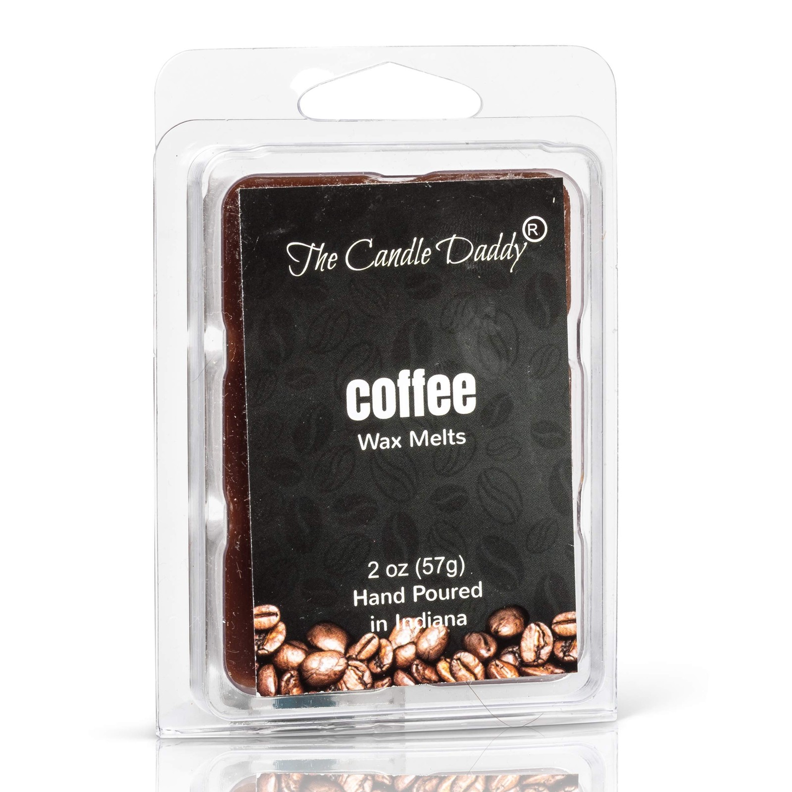 The Candle Daddy Coffee Scented Wax Cubes – 1 Count (Pack of 6), Warm White