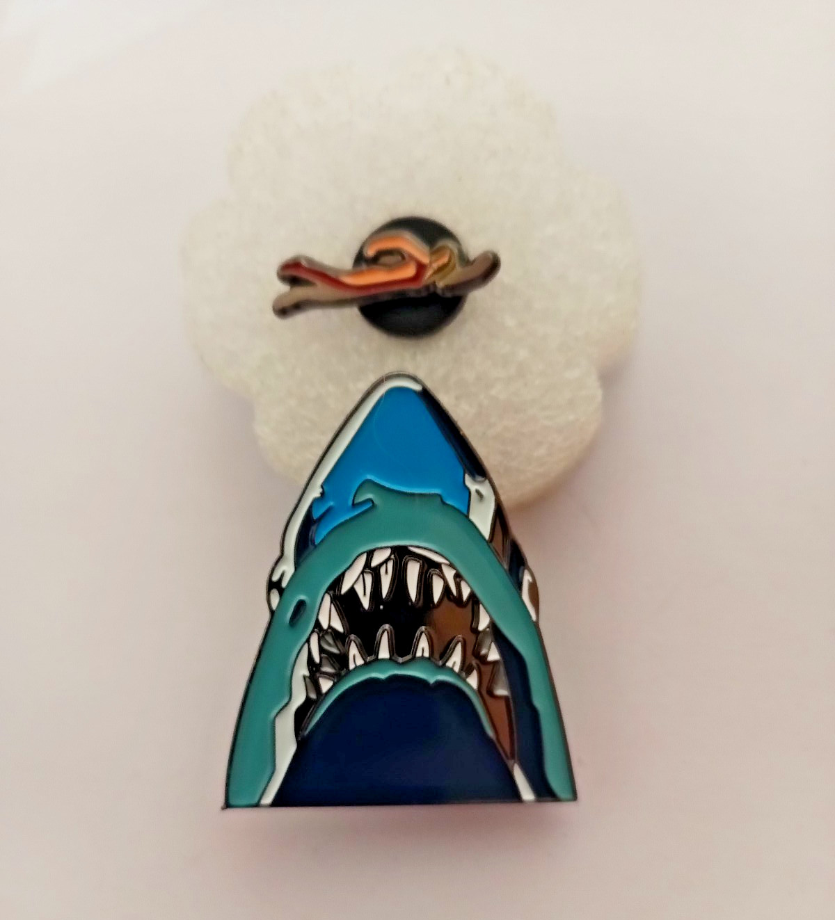 JAWS-PIN-2 OR MORE PINS SHIPPING IS $5.49-SPEND $20 SHIPPING IS FREE