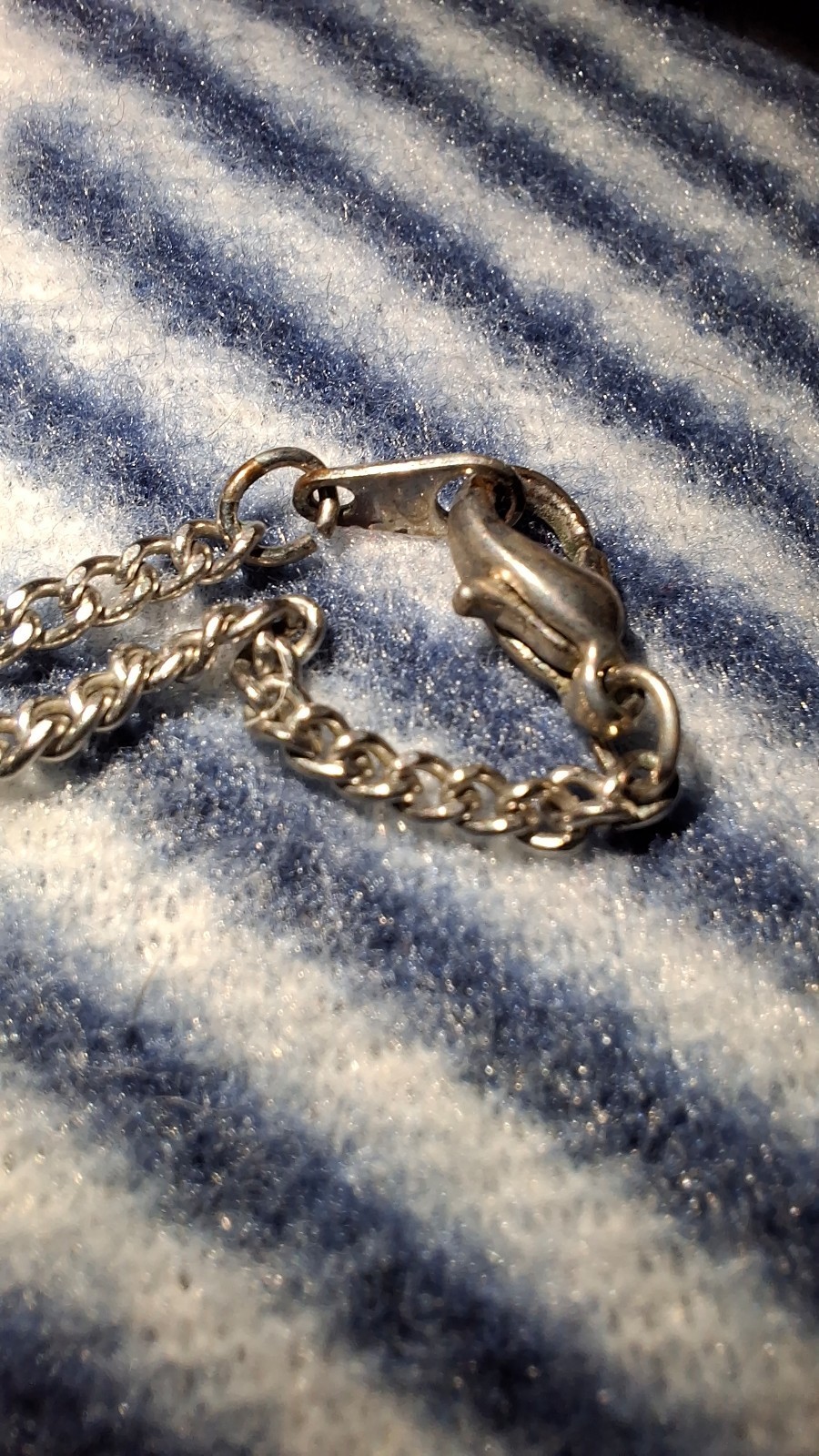 Replica claw pendant silvertone chain unisex men women