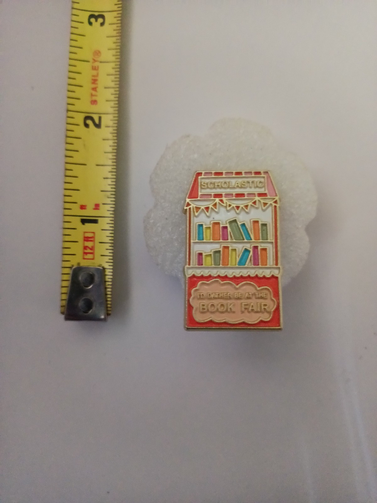 BOOK FAIR-PIN-2 OR MORE PINS $5.99 SHIPPING-SPEND $30 SHIPPING IS FREE