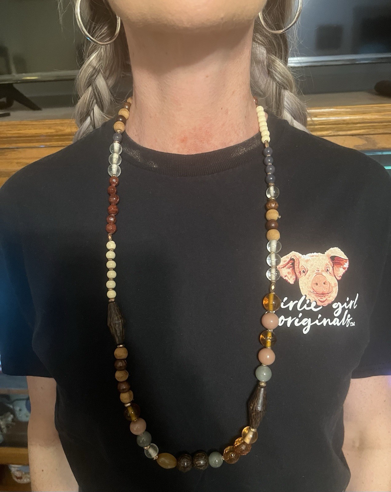 Colorful Native American Style Necklace With Fine Detail