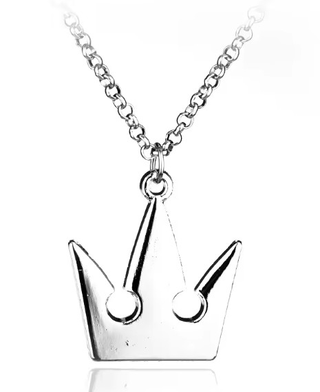 KINGDOM HEARTS NECKLACE Sora’s Crown Metal Pendant Role Play Video Game