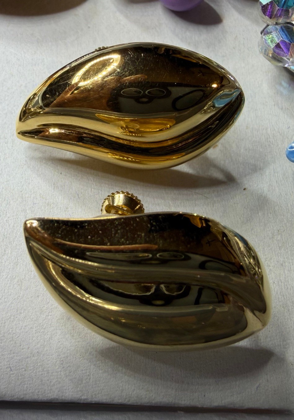 Lot of 13 Pairs of Vintage Clip-On Earrings Includes Lisner, Monet, Napier, Coro