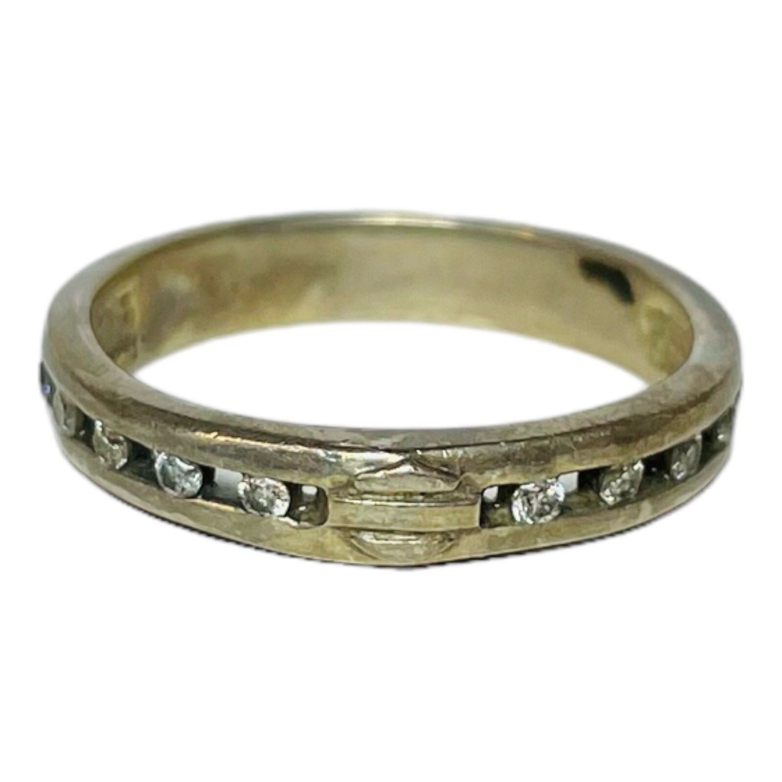 Harley Davidson Sterling 925 Silver CZ Shield Ring Sz 7.5 – .10