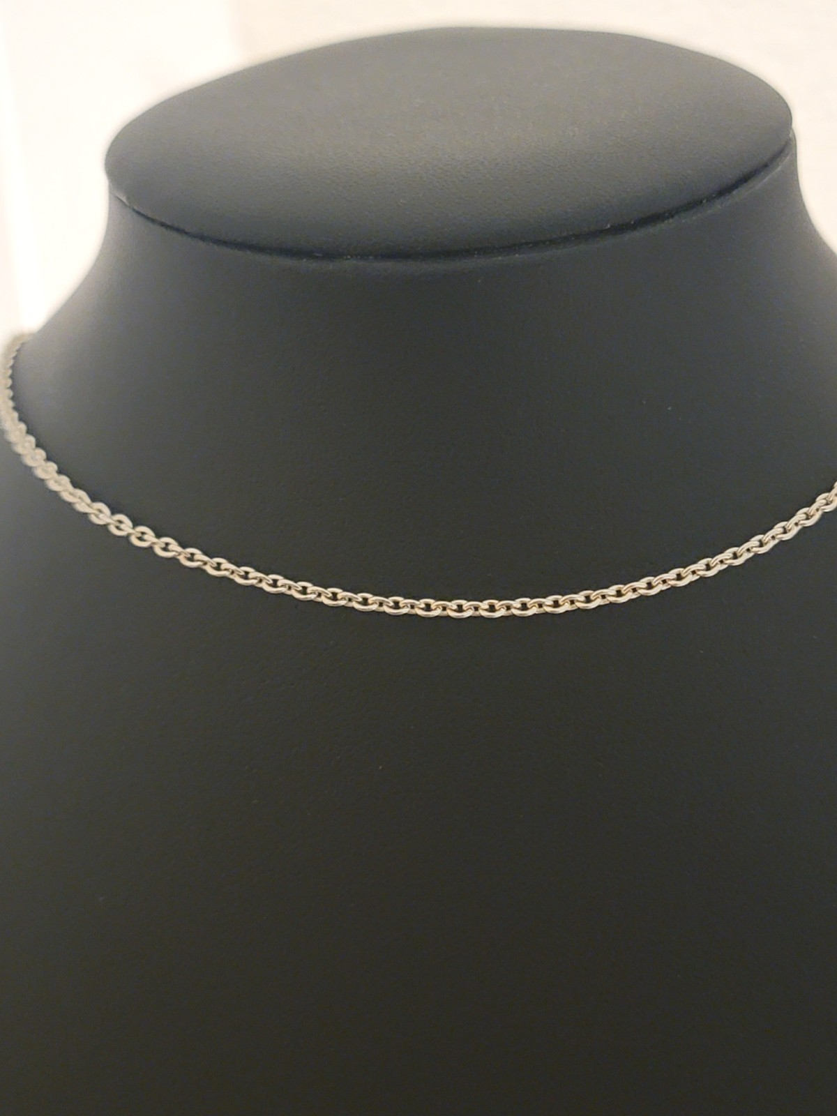 PANDORA Adjustable Cable Chain 17.7 in Sterling Silver Chain Necklace 1.9mm