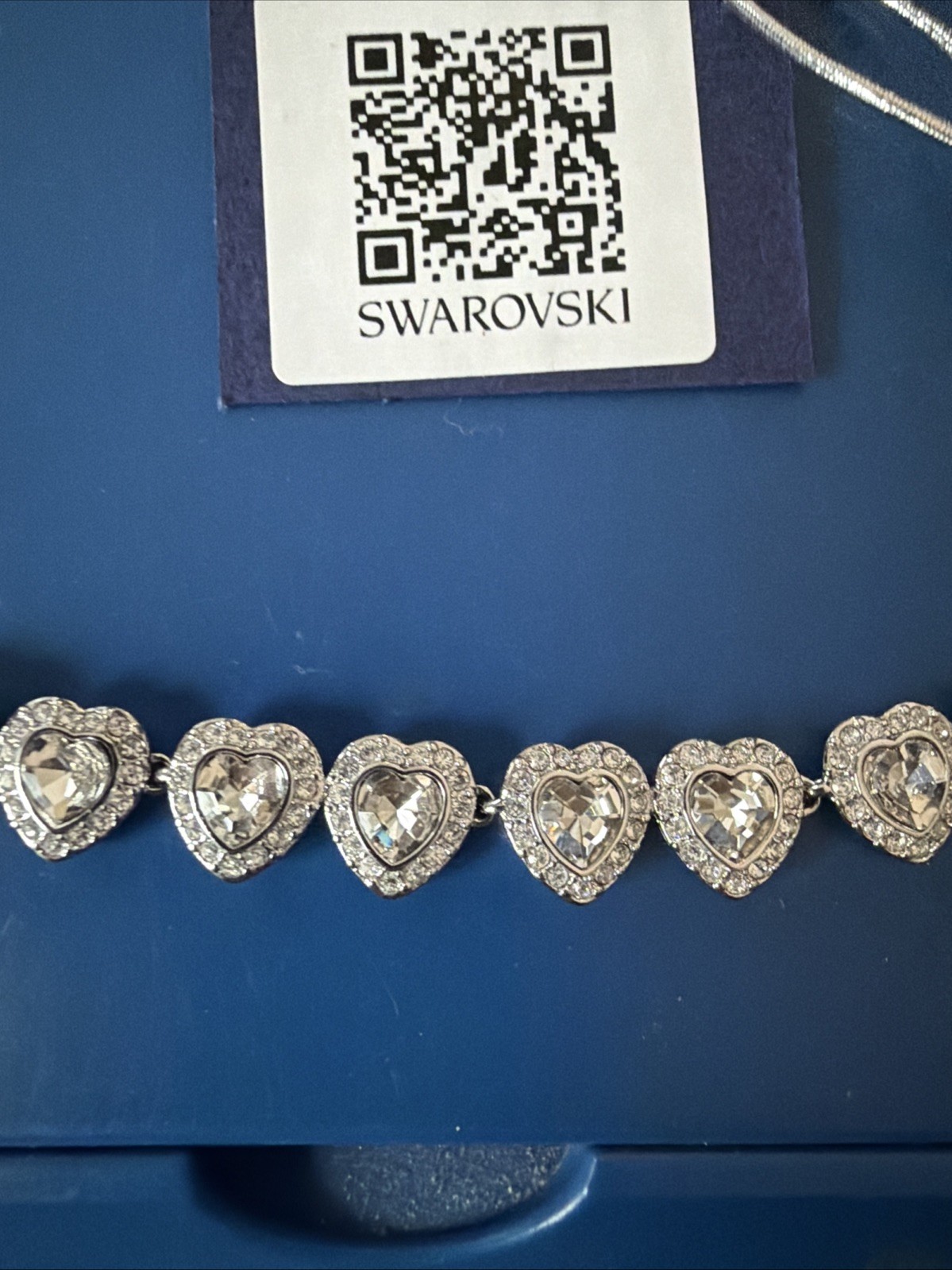Ariana Grande x Swarovski necklace Mixed cuts, Heart, White