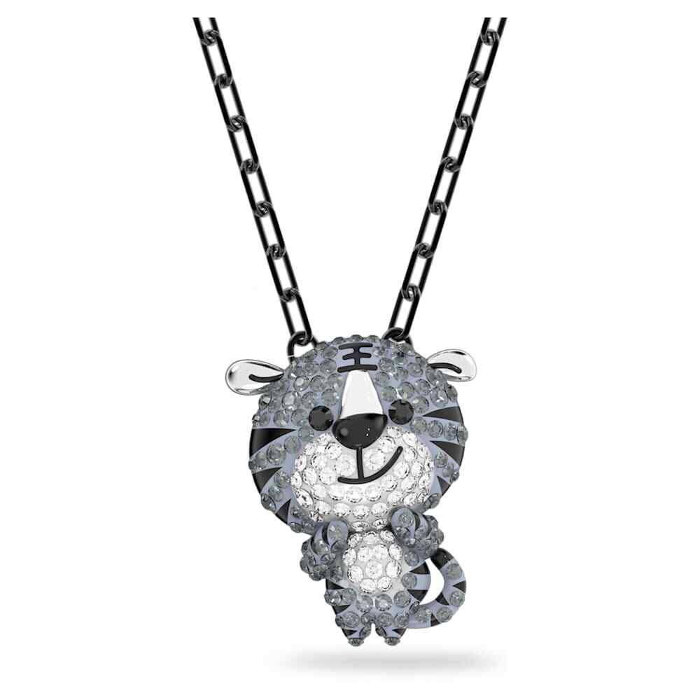 Swarovski Women’s Zodiac Grey Swarovski Crystal Necklace 5623750