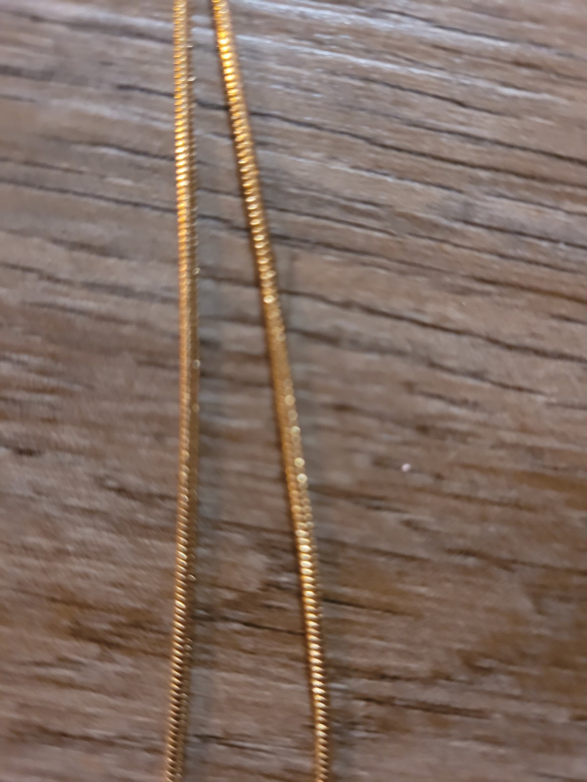 2 layer Gold Tone Snake Chain Women’s Fashion Jewelry