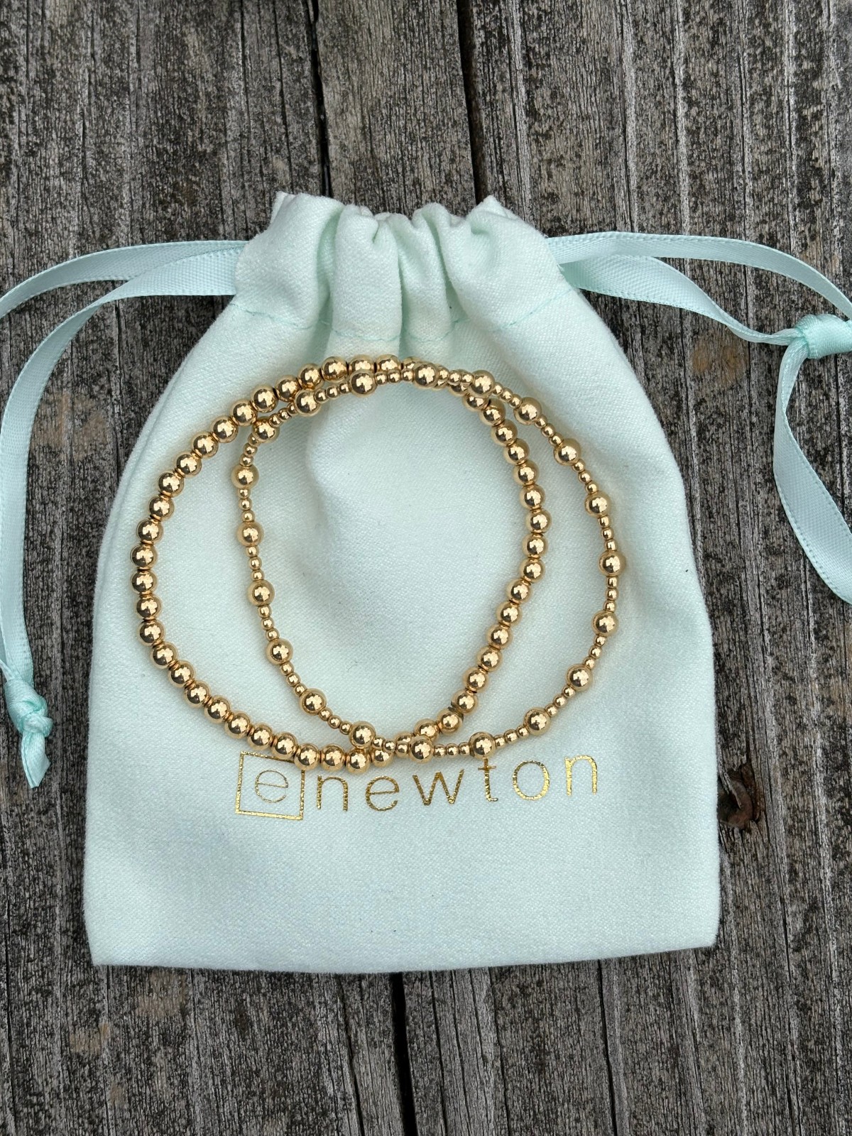 Enewton Sincerity 4mm Gold Bracelet Set