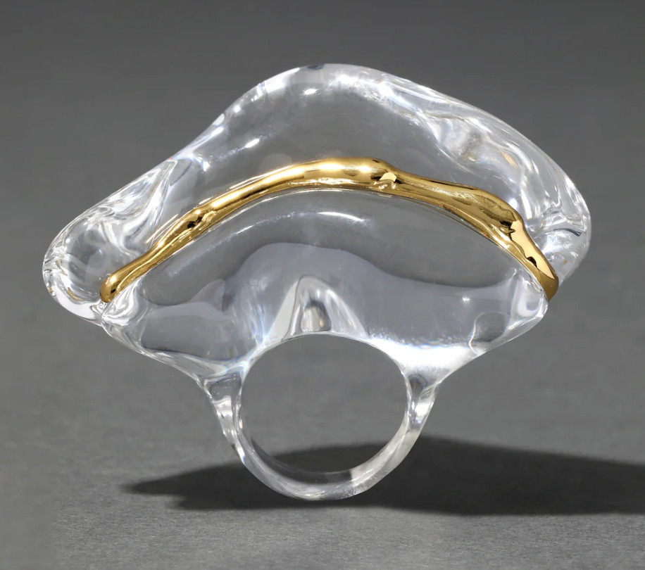 ALEXIS BITTAR Liquid Lucite Wave Ring