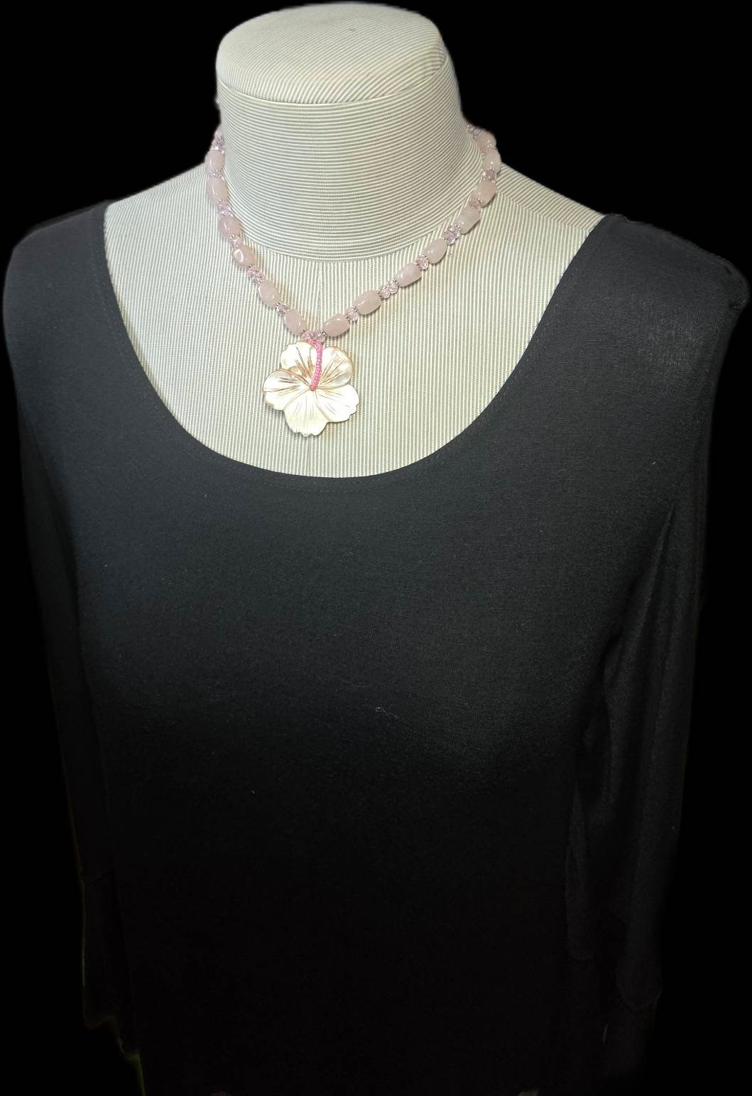 Handmade Beaded Shell Pendant Necklace Set Beach Boho Coastal Jewelry Lot 6 pc