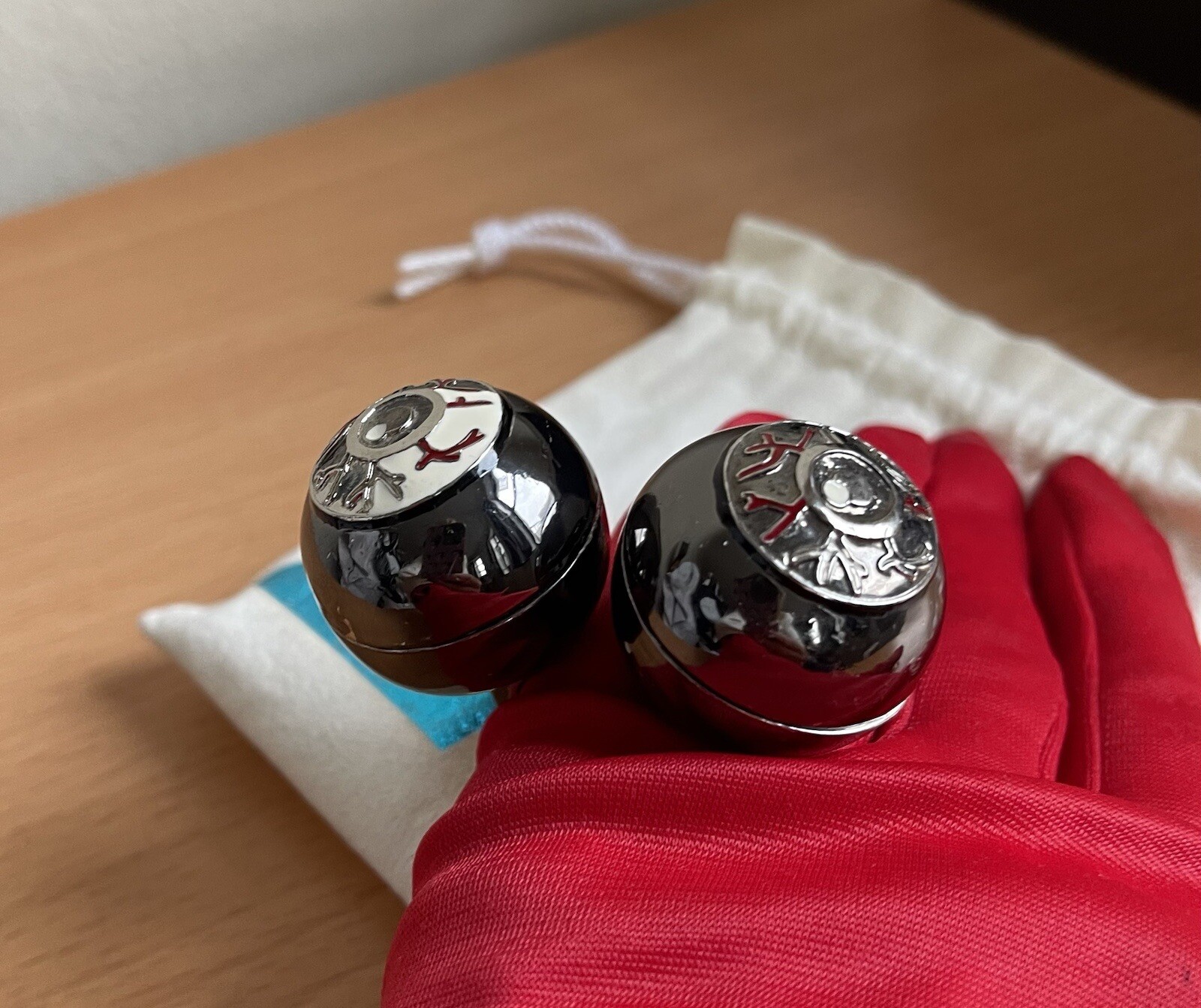 AMBUSH OVERSIZED EYE GOT BALLZ EYEBALSS DOUBLE RING SIZE 7