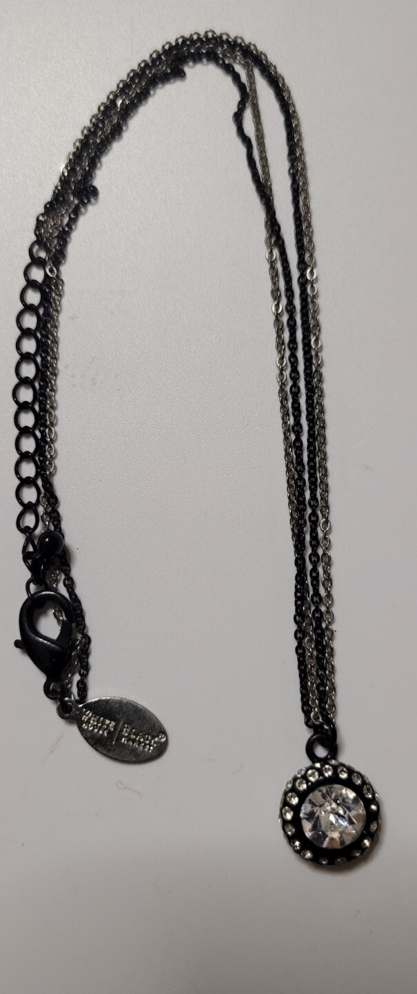 White House Black Market Black & Silver Necklace Ring Bracelet New Jewelry Set