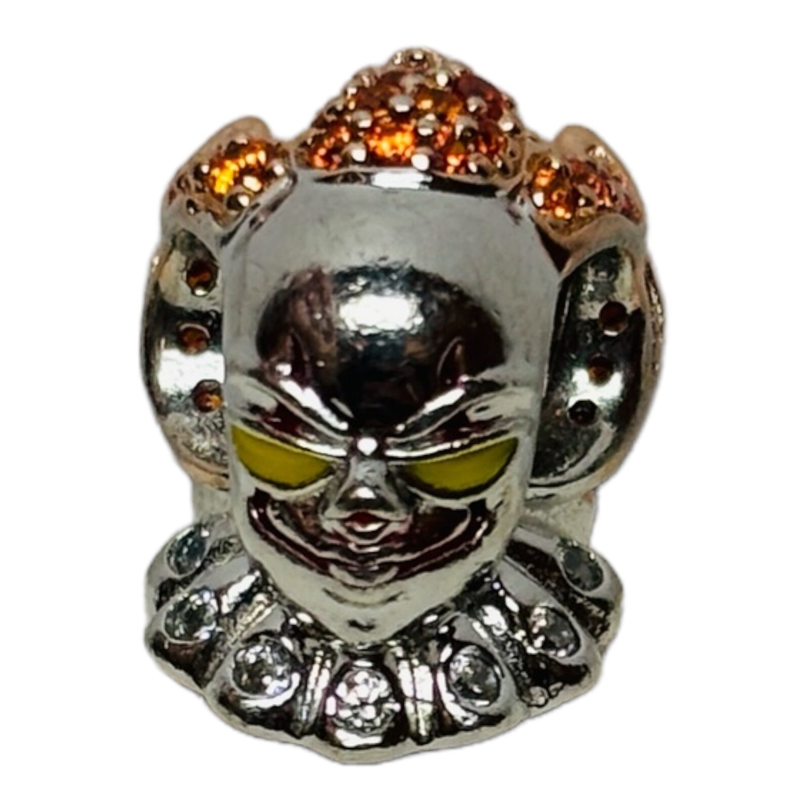 Gnoce Sterling 925 Silver Killer Clown Crystal Bead Charm – .09