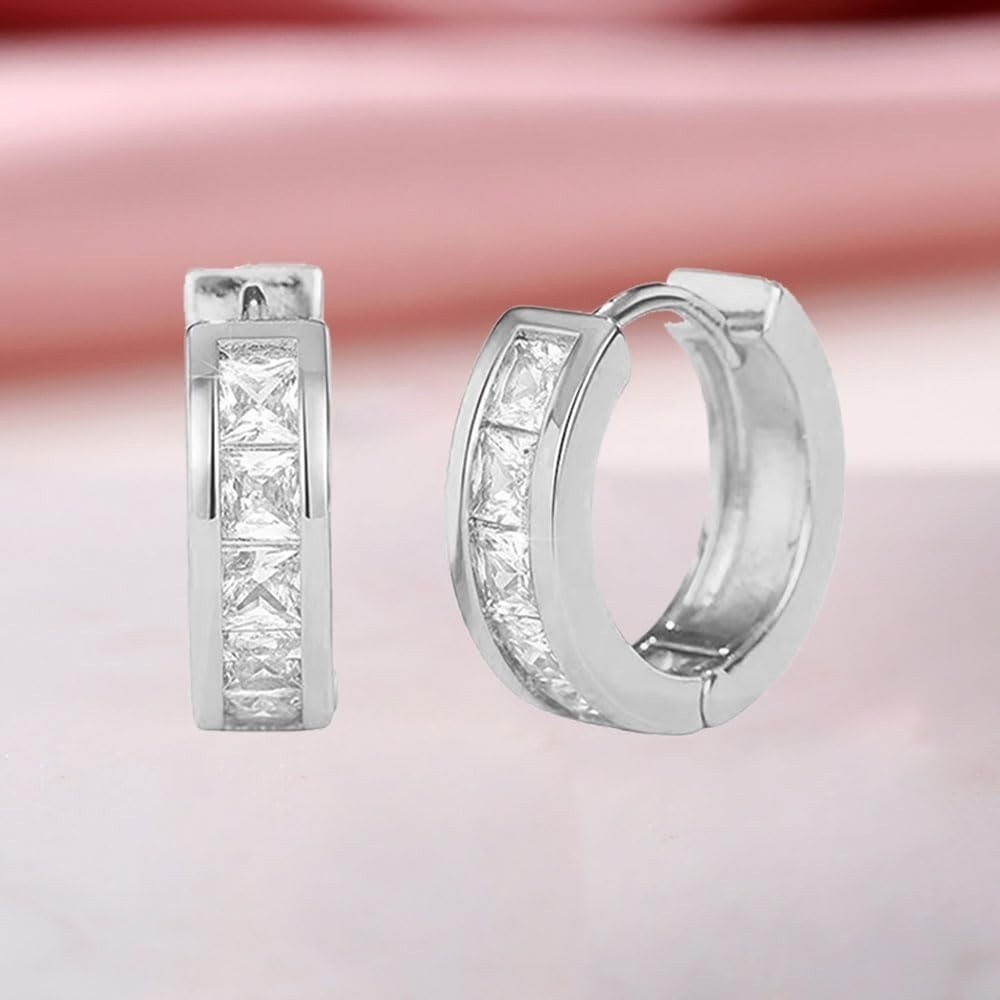 Elegant Copper Lymphatic Earrings with AAA+ Moissanite – Perfect Gift for Women