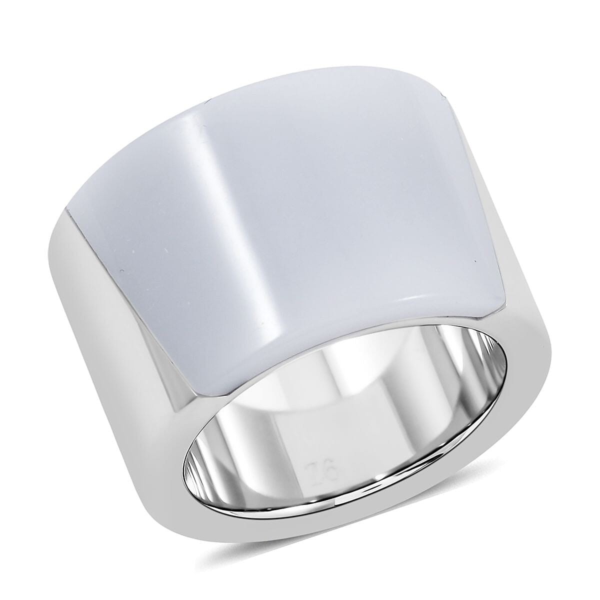 Distinct Ring in Stainless Steel Size 6.0