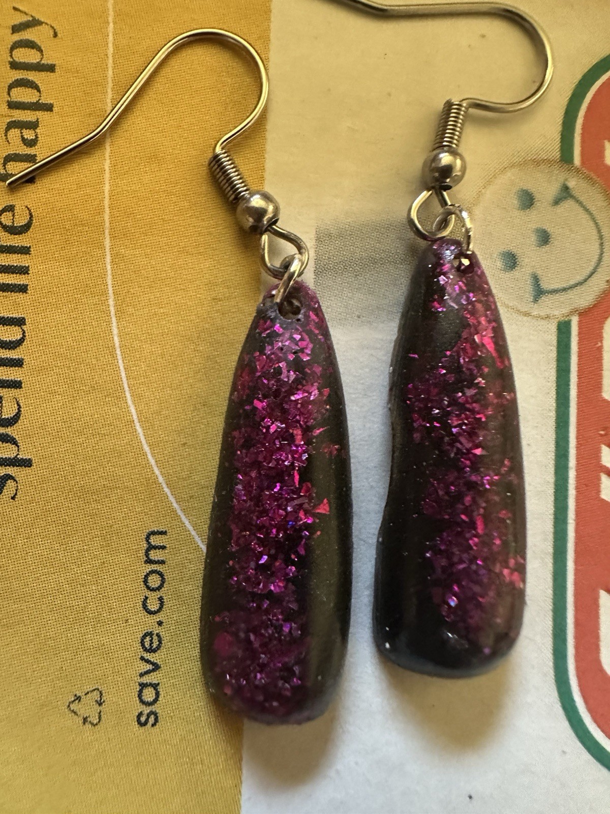 8 pair ofResin Earrings. 15.00