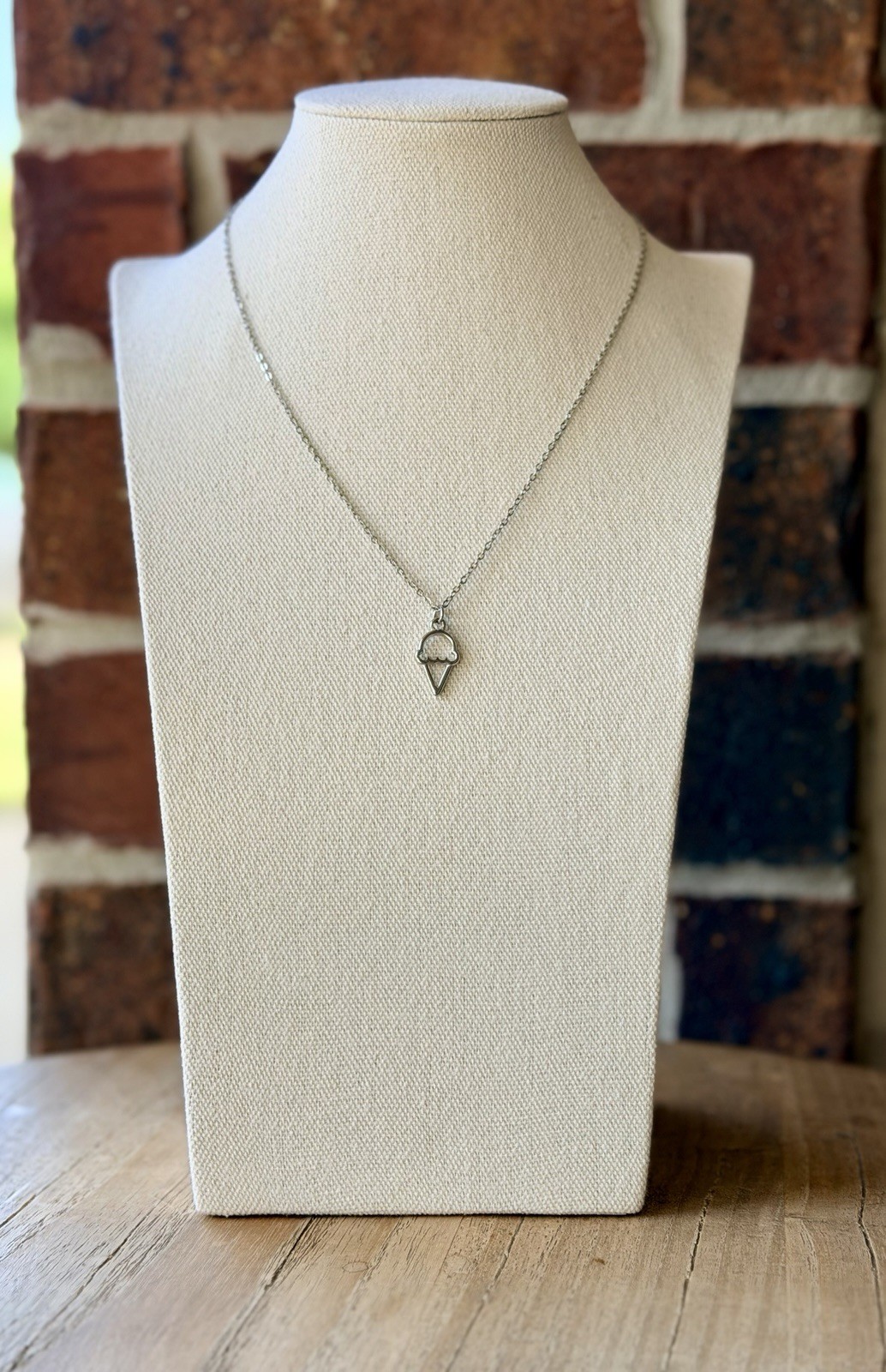 Silhouette Ice Cream Necklace
