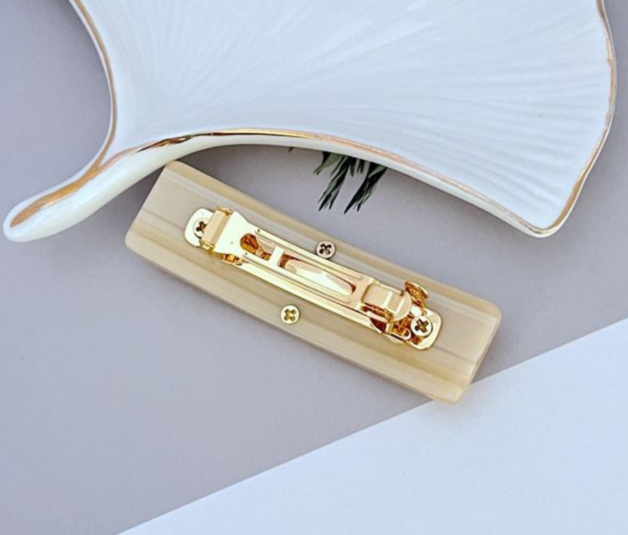 New Tory Hair clip hairpin with Jewelry Pouch