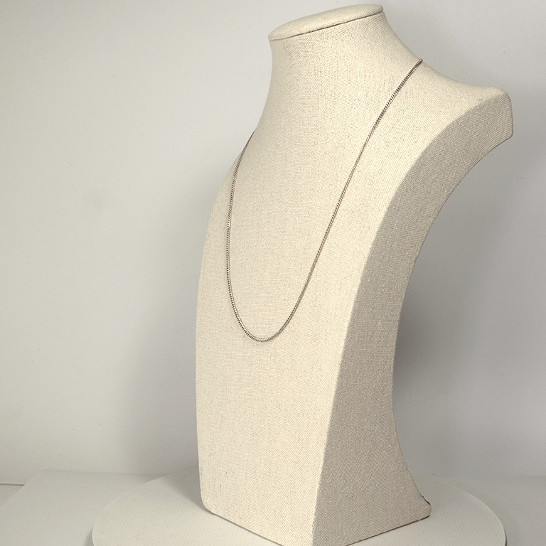 Silver gourmet chain 925 silver 50 cm | Timeless unisex design