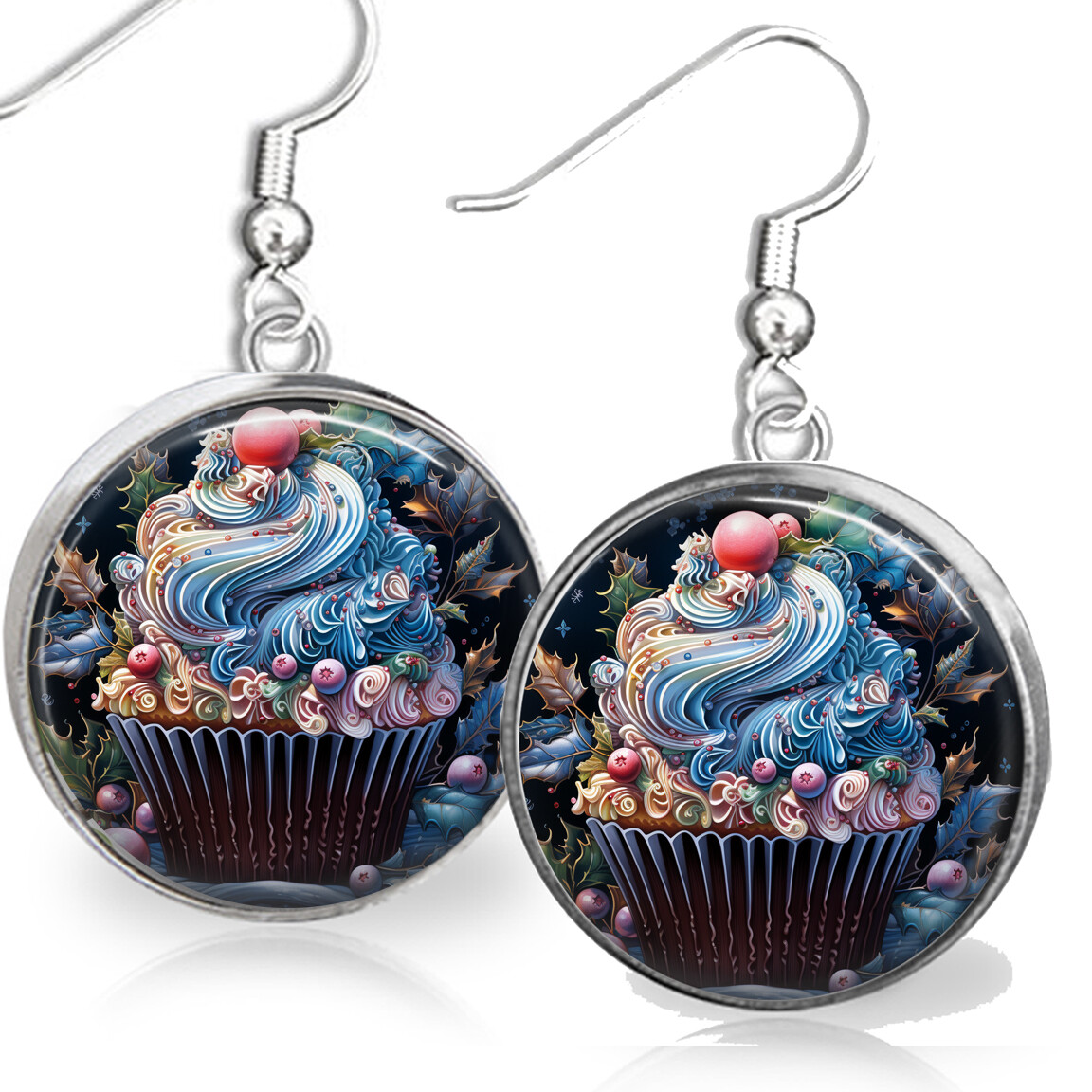 Special Occasion Cupcake Bakers Bakery Baking Cupcake Lover Gift Dangle Earrings
