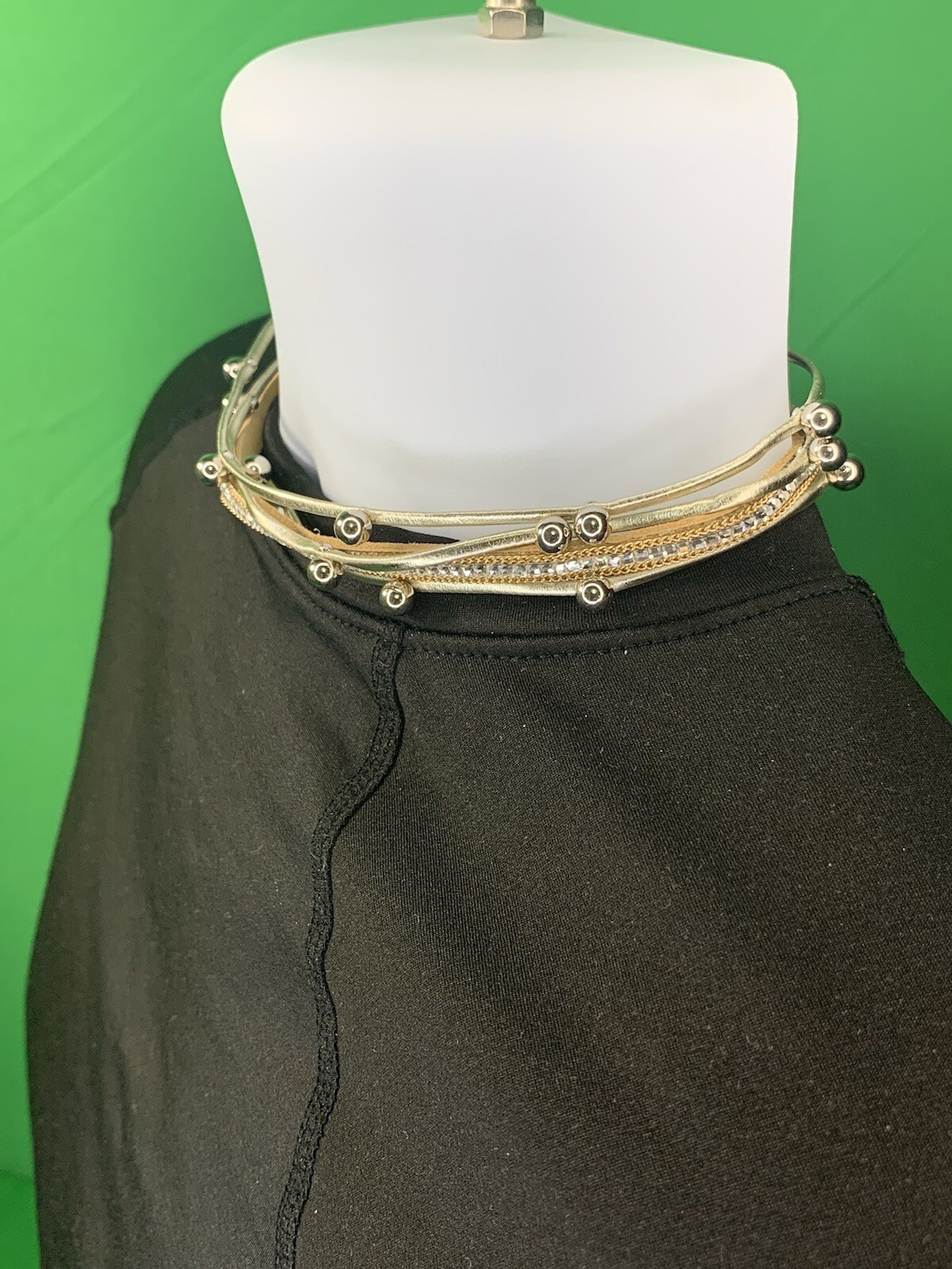 FASHION NECKLACE Multi Stranded Necklace 14 inch with Magnetic Clasp