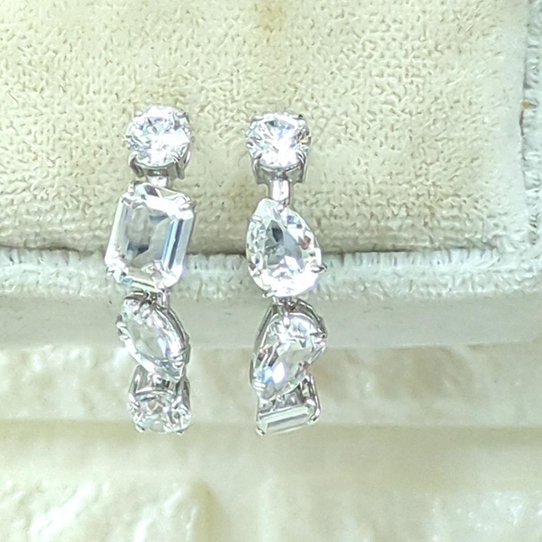 Swarovski Crystal Rhinestone Earrings Not specified Used