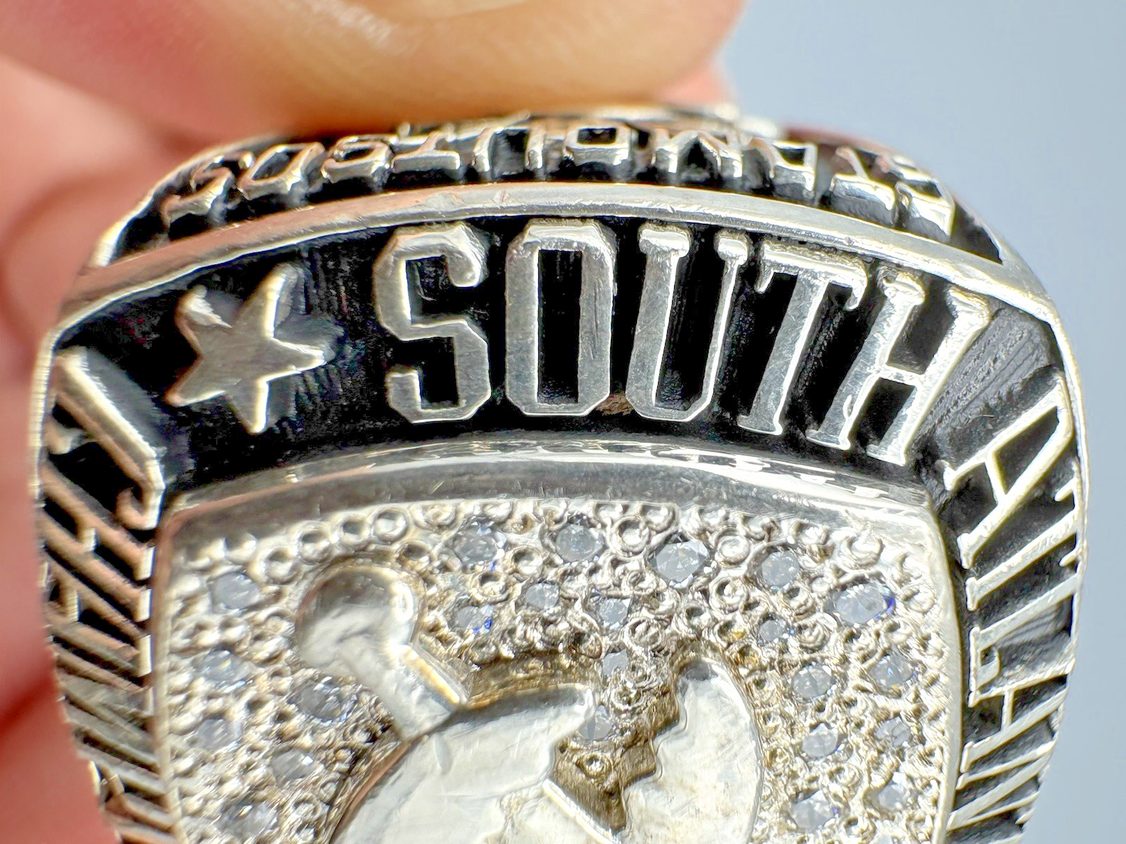 South Atlantic League Sterling Silver 925 Championship Ring Blue Claws 2009