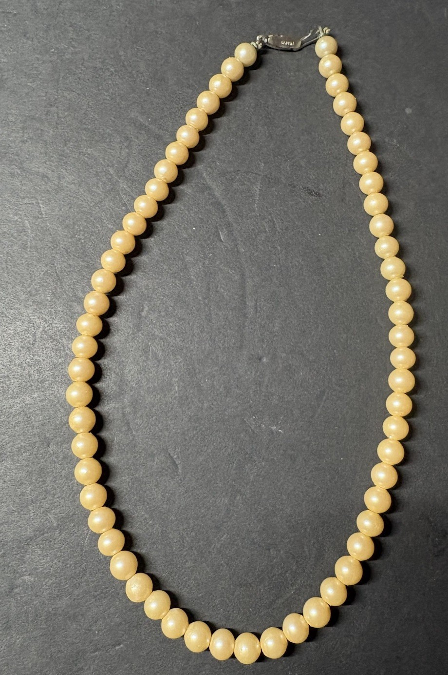 Vintage Japanese Genuine Cultured Pearl Necklace Made in Japan MCM Costume
