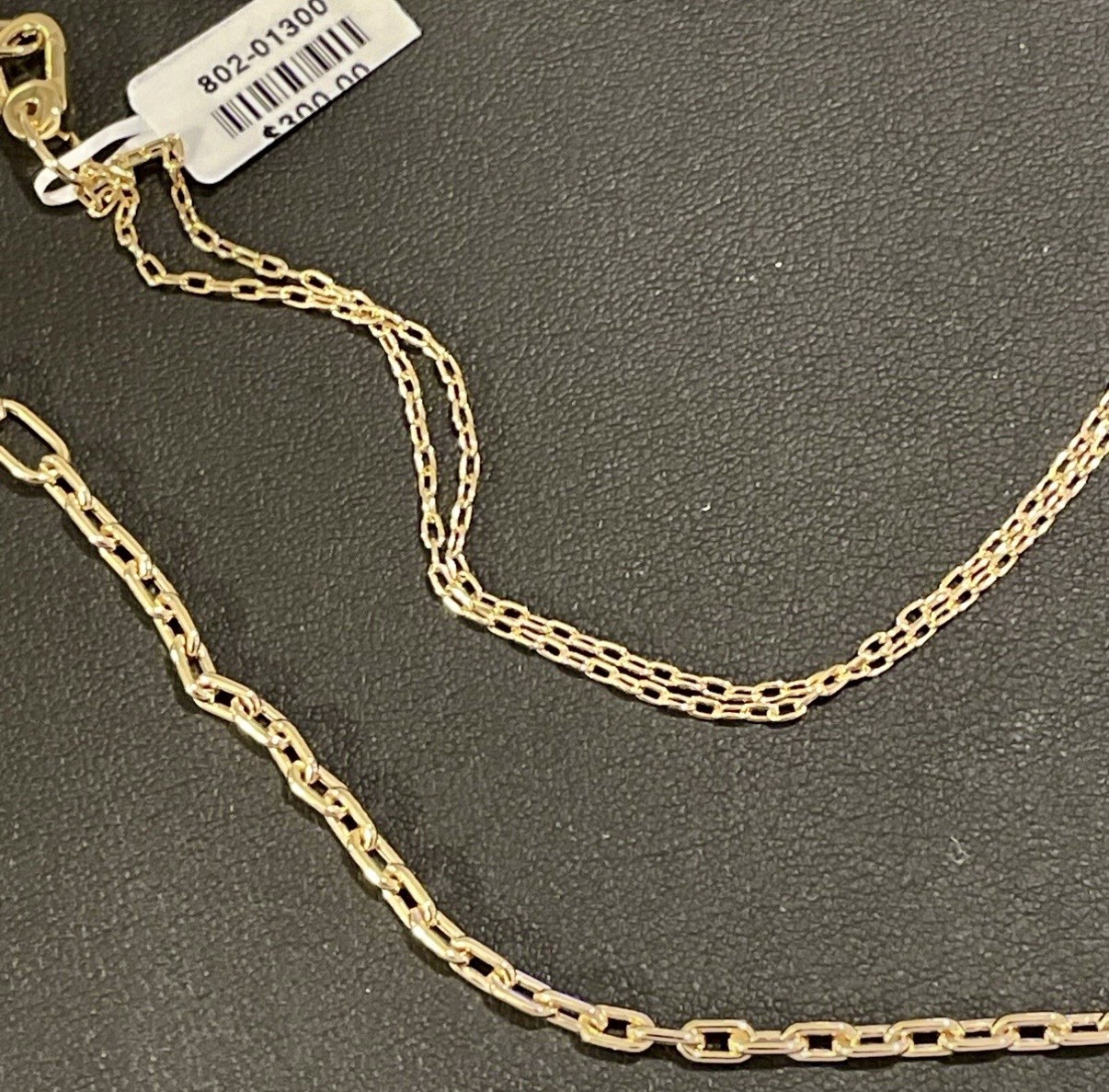 AUTHENTIC PANDORA ME Gold Plated Double Link Chain Necklace 17.7in MET ALE