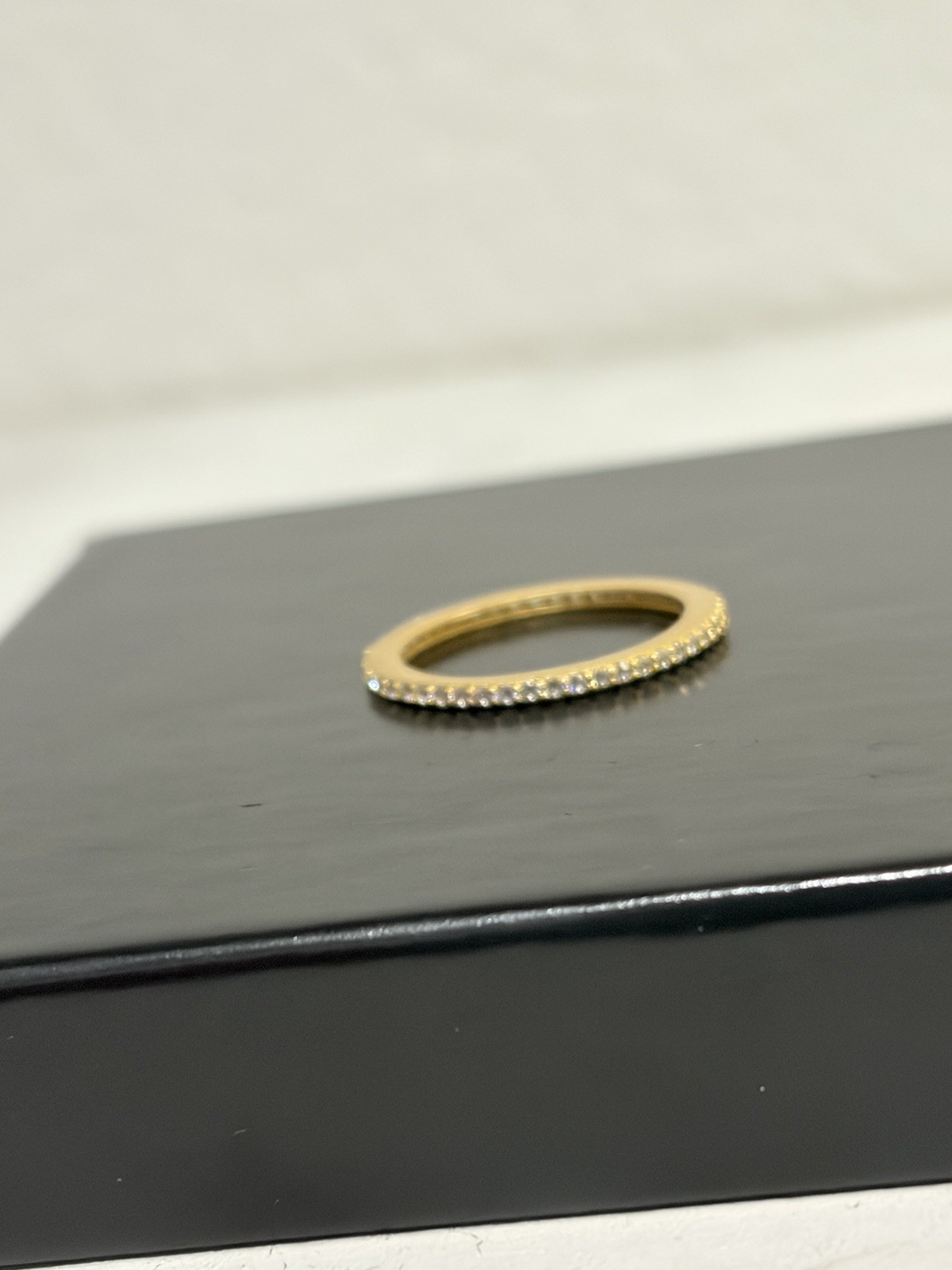 Freida Rothman Stacking Ring Sz 6 Gold Tone