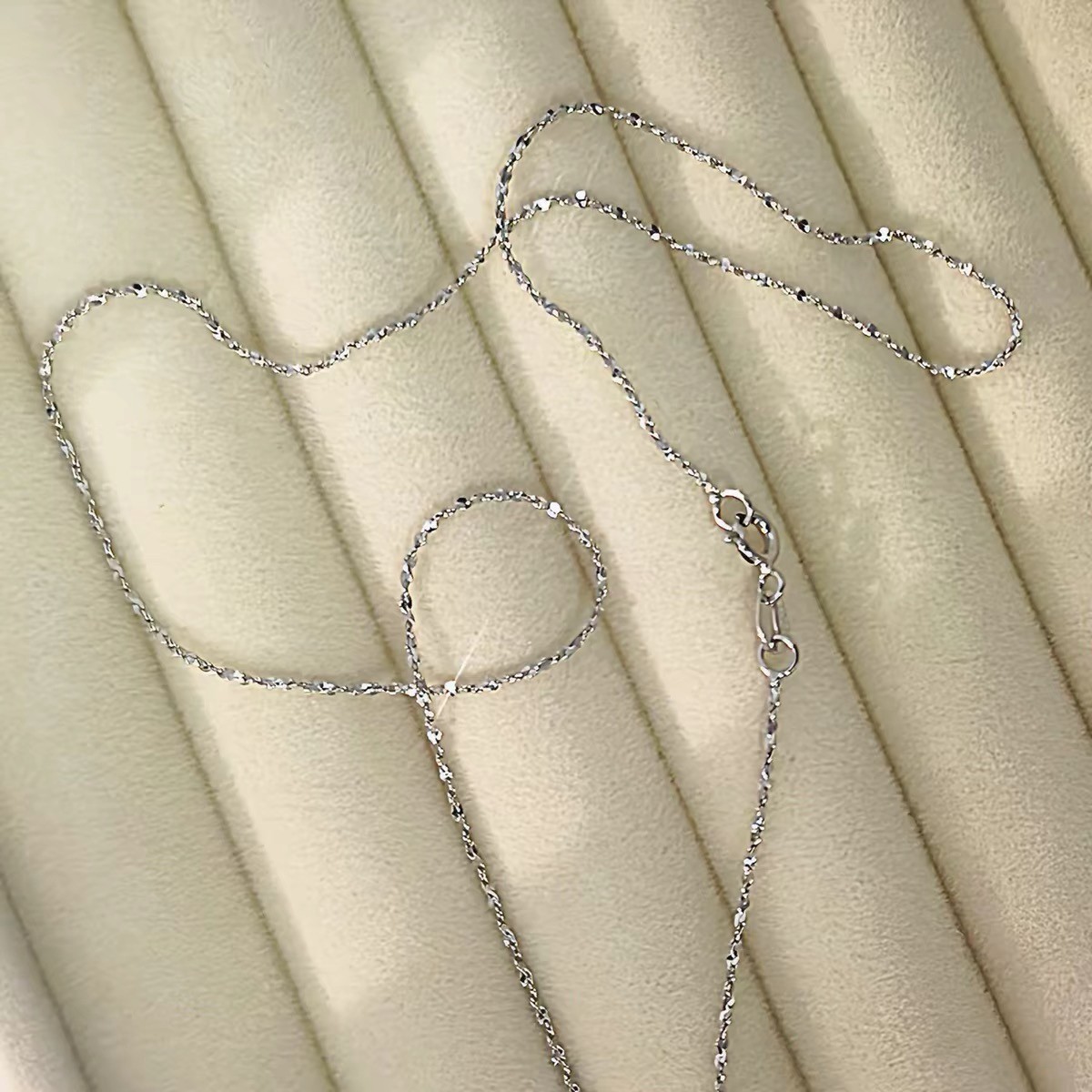 sterling silver gift, Versatile Plain Silver Chain for Wome
