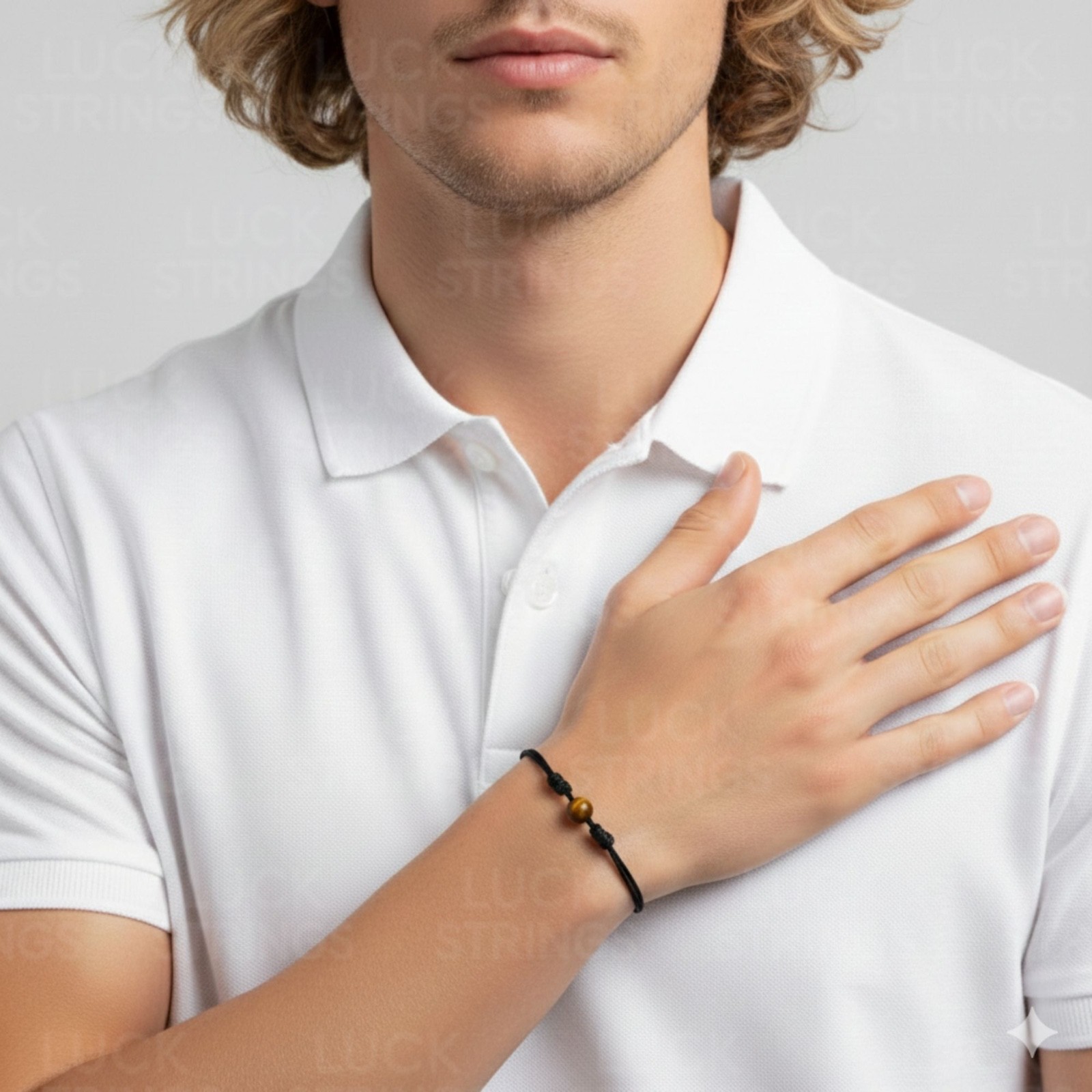 Premium Tiger’s Eye Bracelet – Adjustable, Healing & Protection, Unisex Gift