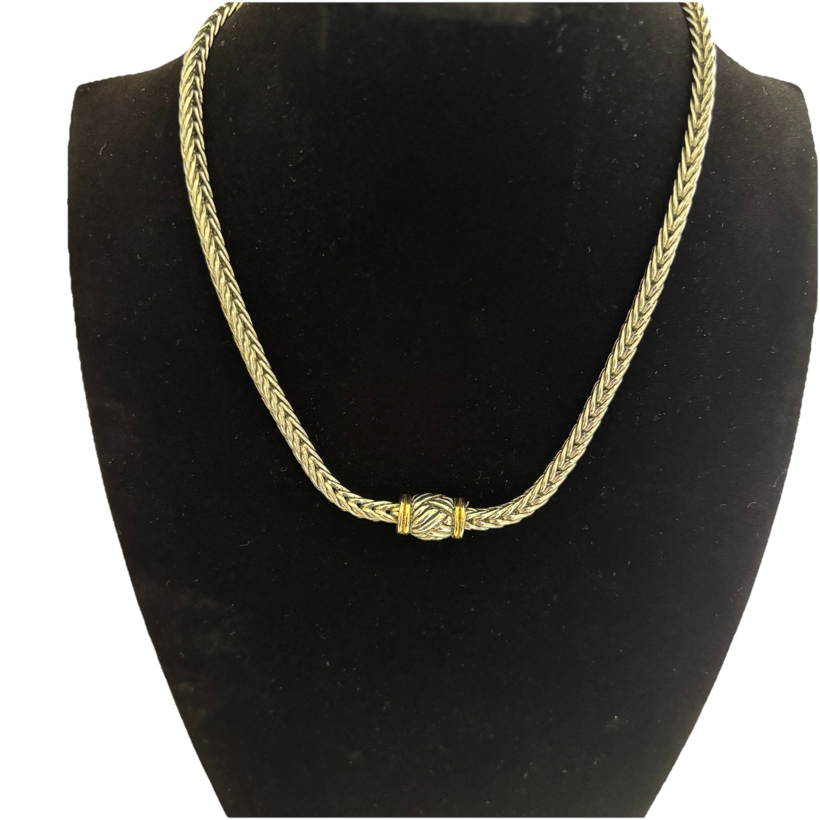 16.5” Wheat Chain Necklace With Magnetic Clasp