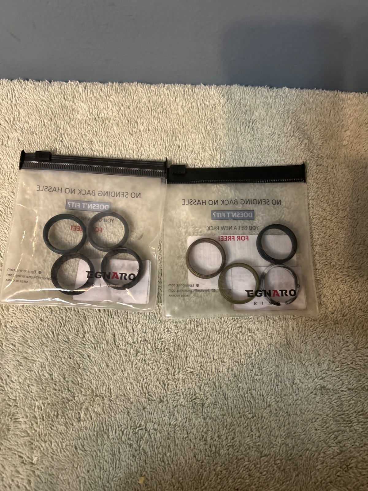 EGNARO RINGS LOT OF 6 : Size’s 16,15, (2)14. 6