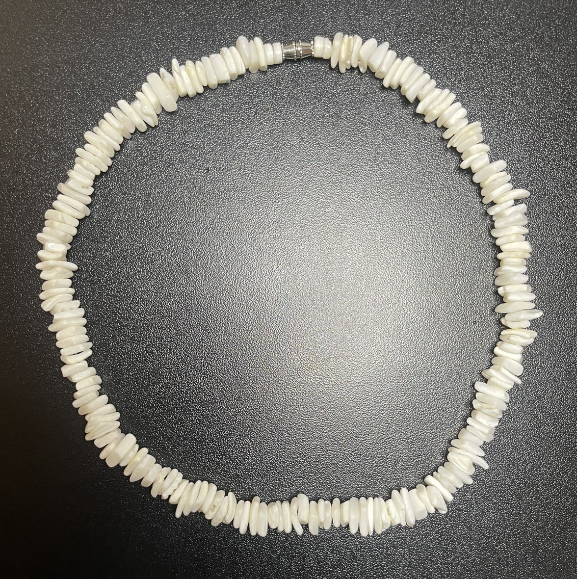 Vintage Lot of 5 Puka Shell & Glass Puka Style Necklaces Hawaiian Surfer Beach
