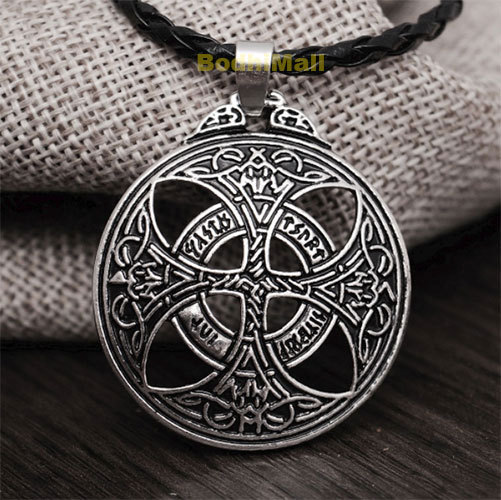 Viking RUNE Pendant Celtic Knot Love Pendant Necklace