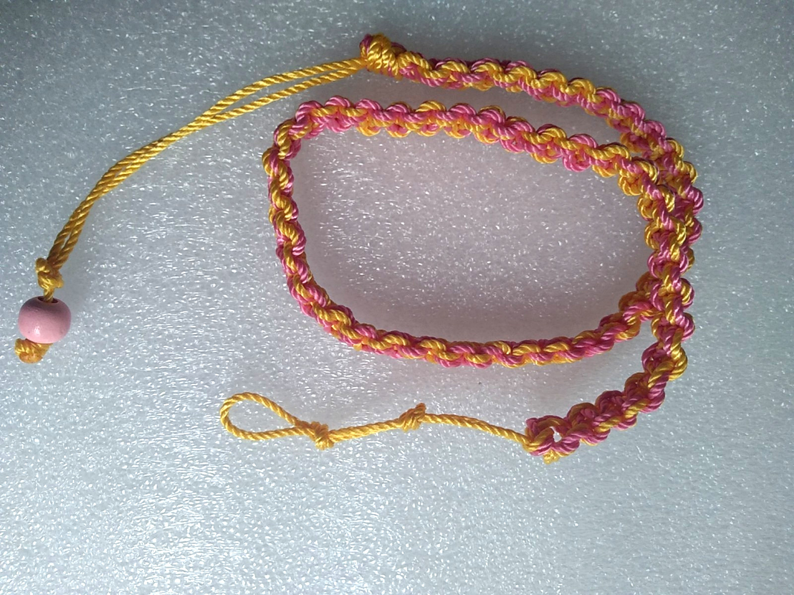 Surfer Macrame Braided Necklace Nylon Gift Ethnic Boho 22″ USA Seller New