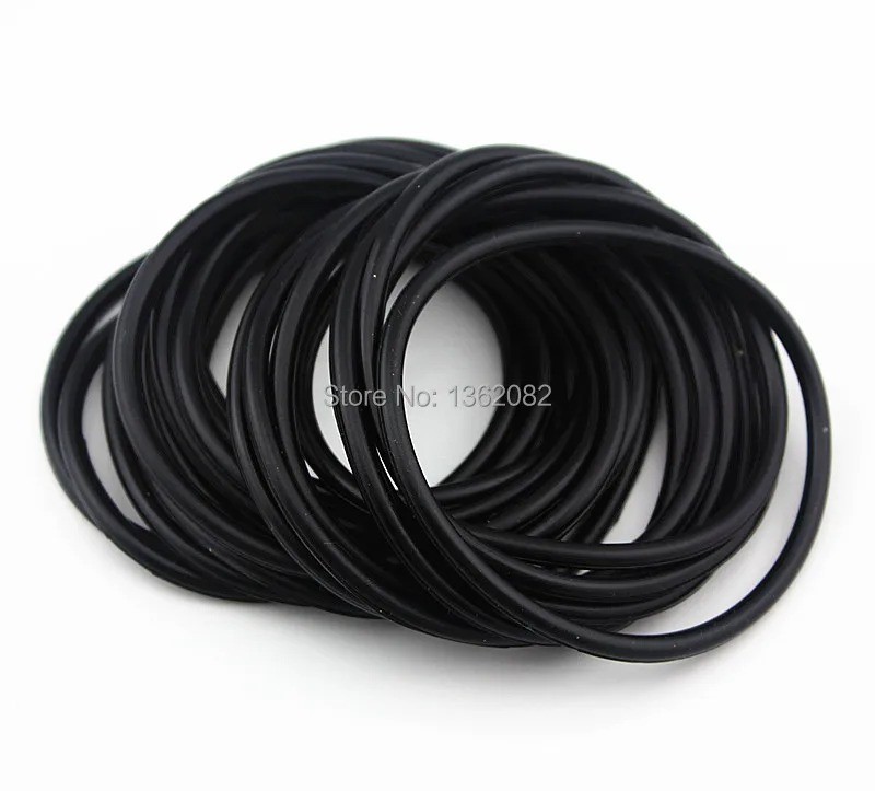 10PCS/Lot Black White Rubber Bracelets Wristband Friendship Rubber Gummy