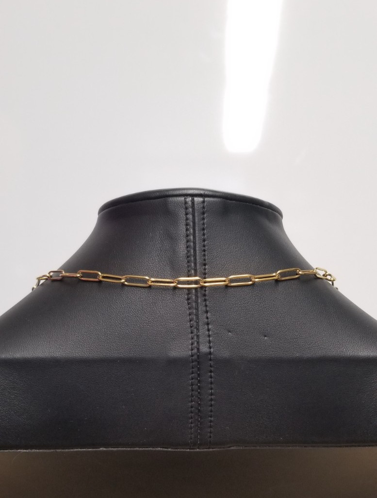 Atolea Paperclip Necklace 17″
