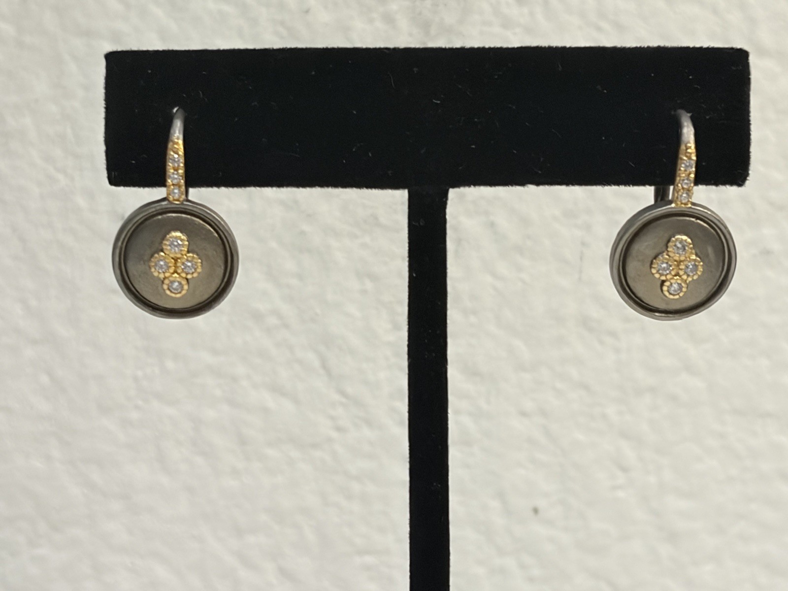 Freida Rothman 925 Sterling Silver black and Gold Tone