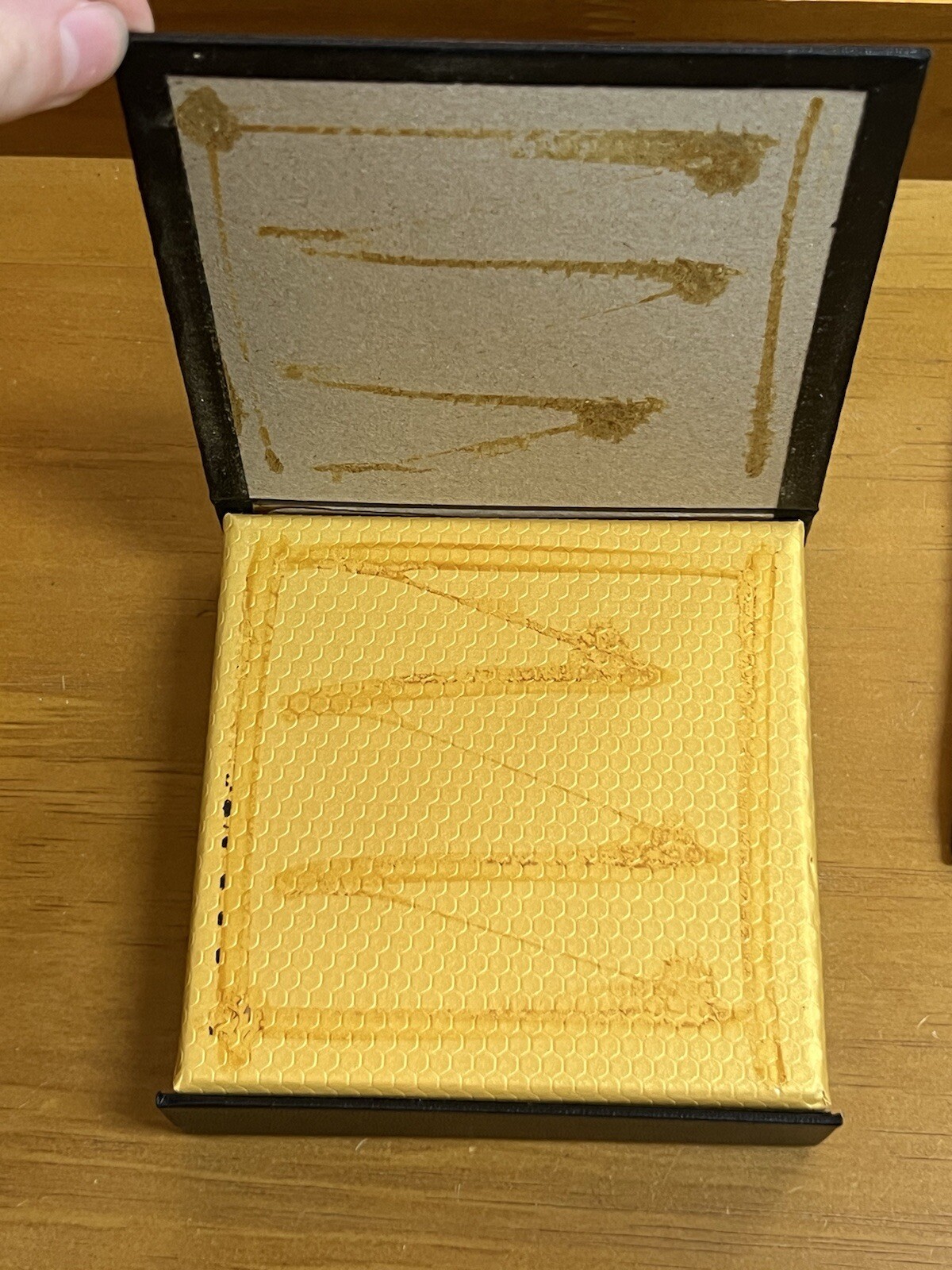 GLD Shop Gold Tone CZ Pendant MMTF Macys With Box & Papers
