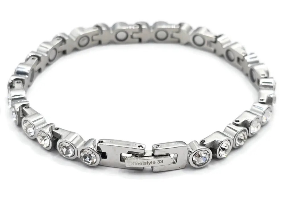 Women’s bracelet FULL BIO MAGNETIC Tennis Ball bracelet Stainless Steel Jewelley