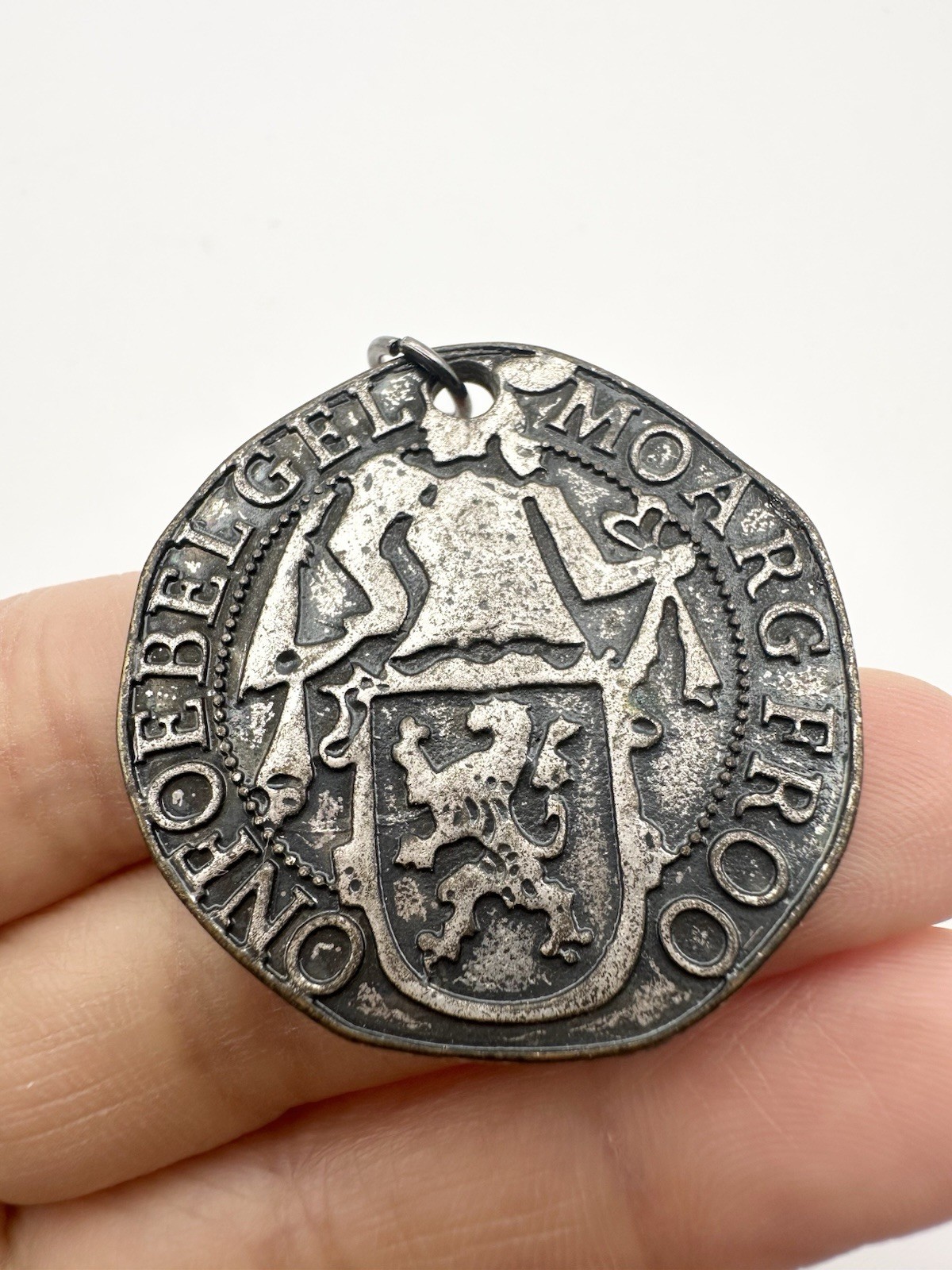 Netherlands Dutch Lion Coin Charm Replica