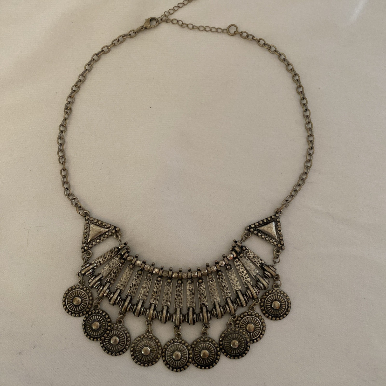 Bib Collar Statement Necklace Egyptian Style Vintage Women Jewelry (BOX 12)