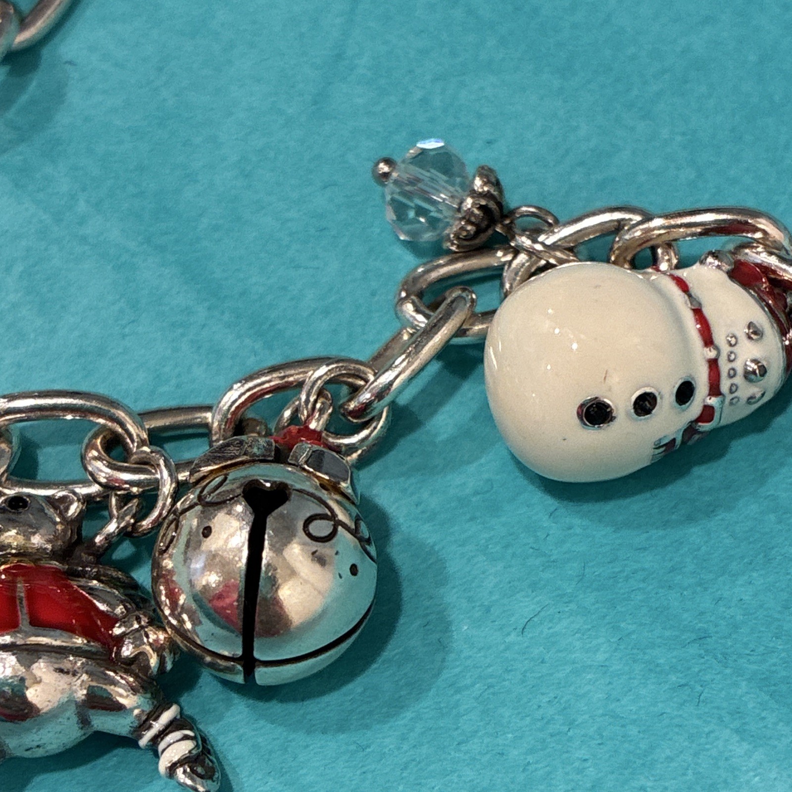 NEW Brighton Silver Plated Christmas Holiday Charm Bracelet JB3362